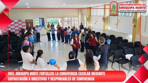 𝗨𝗚𝗘𝗟 𝗔𝗥𝗘𝗤𝗨𝗜𝗣𝗔 𝗡𝗢𝗥𝗧𝗘 𝗙𝗢𝗥𝗧𝗔𝗟𝗘𝗖𝗘 𝗟𝗔 𝗖𝗢𝗡𝗩𝗜𝗩𝗘𝗡𝗖𝗜𝗔 𝗘𝗦𝗖𝗢𝗟𝗔𝗥 𝗠𝗘𝗗𝗜𝗔𝗡𝗧𝗘 𝗖𝗔𝗣𝗔𝗖𝗜𝗧𝗔𝗖𝗜𝗢́𝗡 𝗔 𝗗𝗜𝗥𝗘𝗖𝗧𝗜𝗩𝗢𝗦 𝗬 𝗥𝗘𝗦𝗣𝗢𝗡𝗦𝗔𝗕𝗟𝗘𝗦 𝗗𝗘 𝗖𝗢𝗡𝗩𝗜𝗩𝗘𝗡𝗖𝗜𝗔